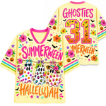ChaoticClub Summerween Hallelujah Ghost Halloween Mesh Jersey