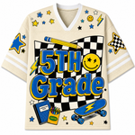 ChaoticClub Cool Skateboard Lightning Smiley Mesh Jersey