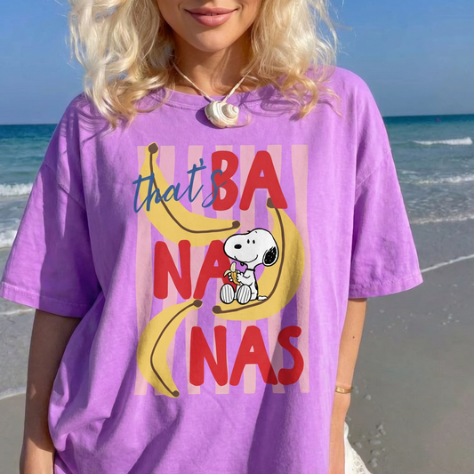 ChaoticClub Summer That's Banana Dog Neon T-shirt