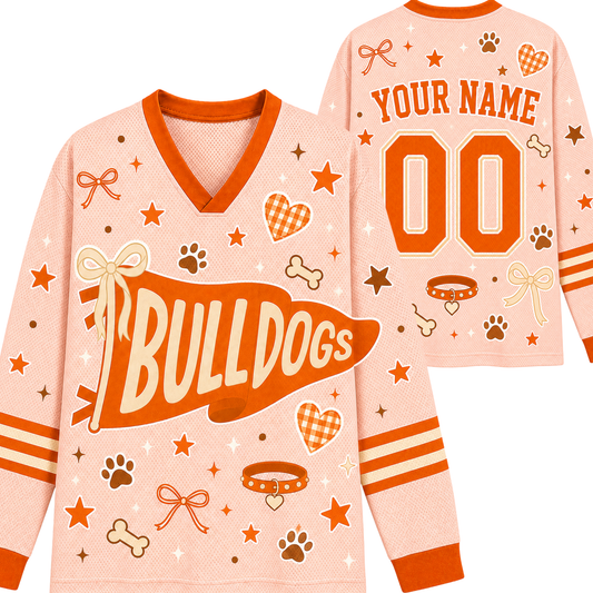 Chaotic Club Custom School Mascot Game Day Long Sleeve Jersey