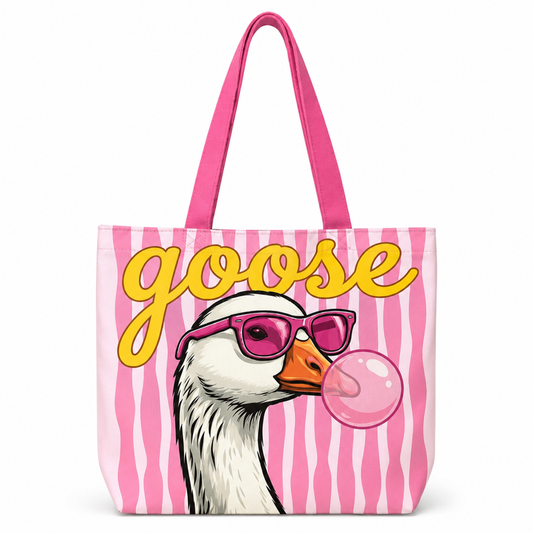 Shell & Goose Bubblegum Summer Tote Bag
