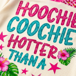 ChaoticClub Hotter Than a Hoochie Coochie Mesh Jersey