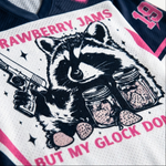 ChaoticClub Strawberry Jams Glock Raccoon Pink Mesh Jersey