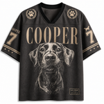 ChaoticClub Pet Photo And Name Shirt  Personalized Mesh Jersey