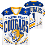 Chaotic Club Retro School Mascot School Spirit Team Mesh Jersey