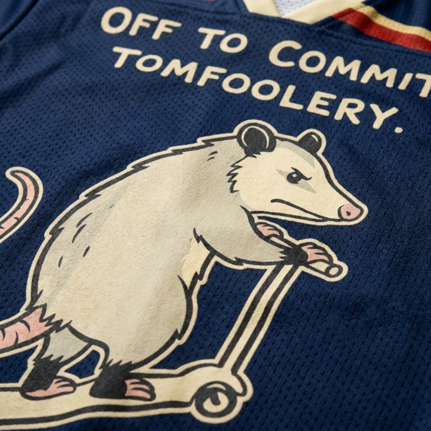 ChaoticClub Off To Commit Tomfoolery Opossum Mesh Jersey