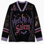Chaotic Club Meet Me At Salem Halloween Long Sleeve Jersey