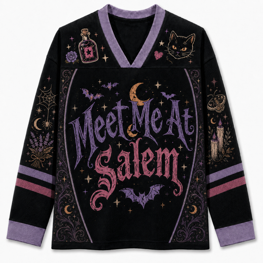 Chaotic Club Meet Me At Salem Halloween Long Sleeve Jersey