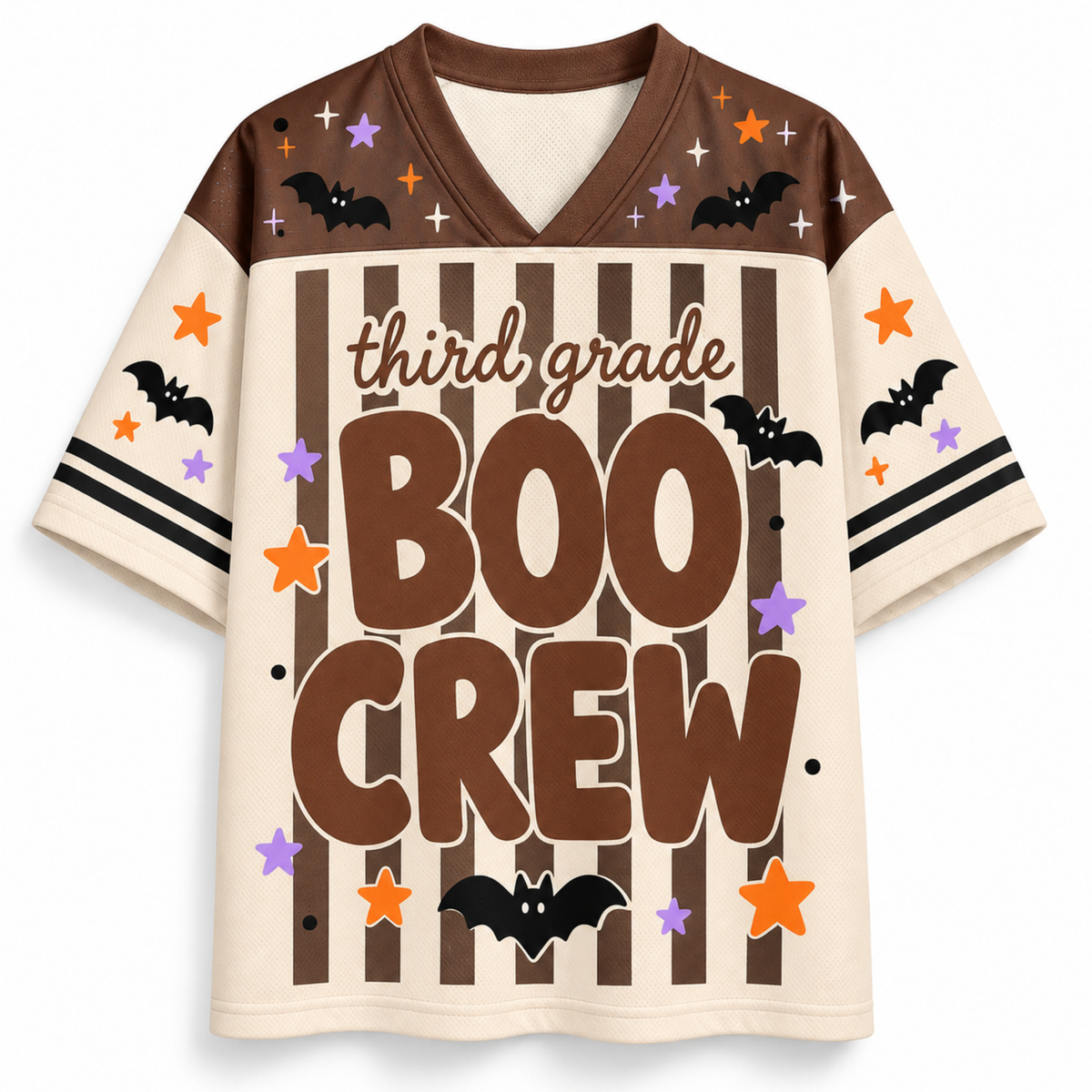 Chaotic Club Boo Crew Grade Level Halloween Sports Mesh Jersey