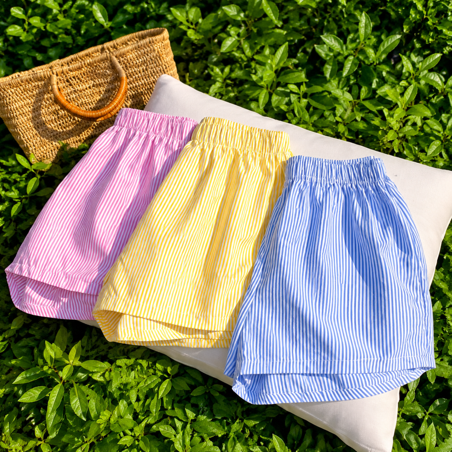 ChaoticClub Summer Striped Shorts