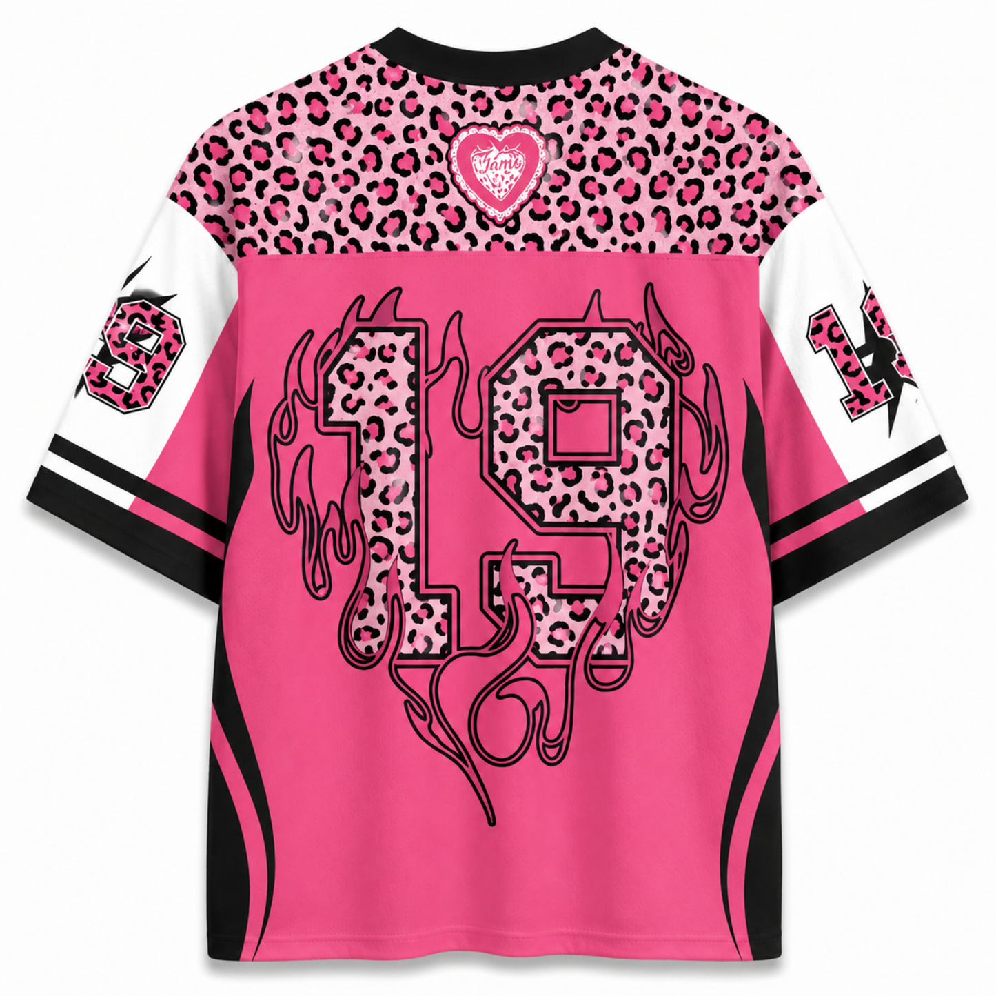 ChaoticClub Strawberry Jams Glock Leopard Pink Raccoon Mesh Jersey