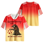 ChaoticClub Strawberry Jams Glock Funny Raccoon Mesh Jersey
