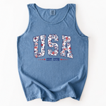 ChaoticClub Flower USA Tank Top