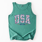ChaoticClub Flower USA Tank Top
