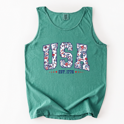ChaoticClub Flower USA Tank Top