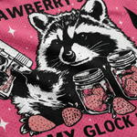 ChaoticClub Strawberry Jams Glock Leopard Pink Raccoon Mesh Jersey