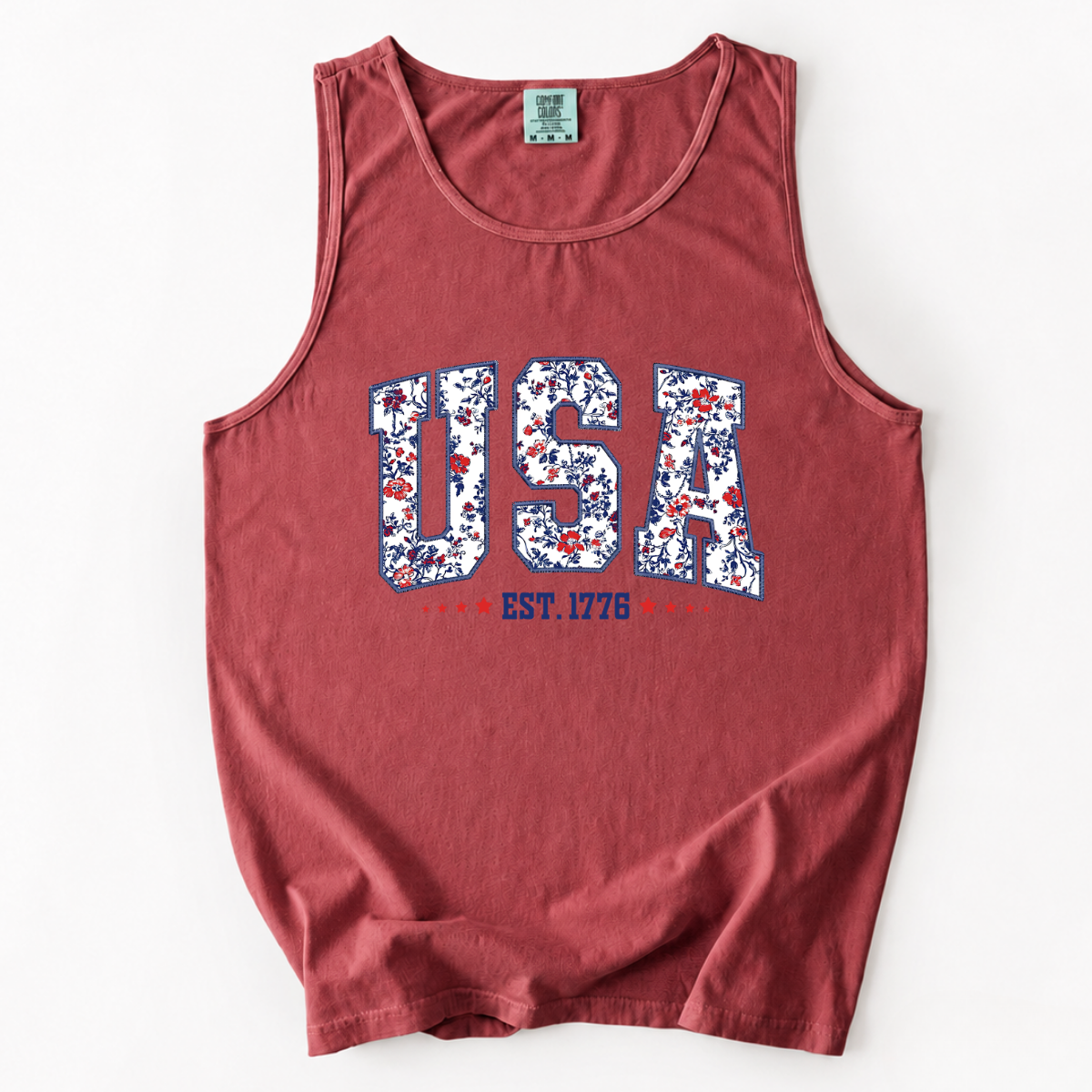 ChaoticClub Flower USA Tank Top