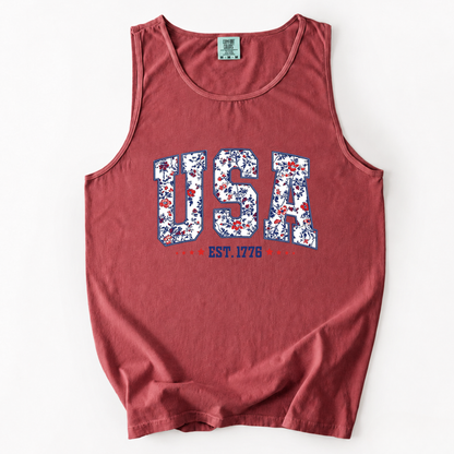 ChaoticClub Flower USA Tank Top
