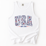 ChaoticClub Flower USA Tank Top