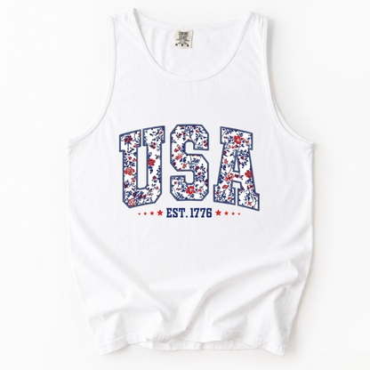 ChaoticClub Flower USA Tank Top