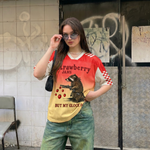 ChaoticClub Strawberry Jams Glock Funny Raccoon Mesh Jersey