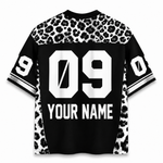 ChaoticClub Off To Watch Soccer Leopard Goose Mesh Jersey
