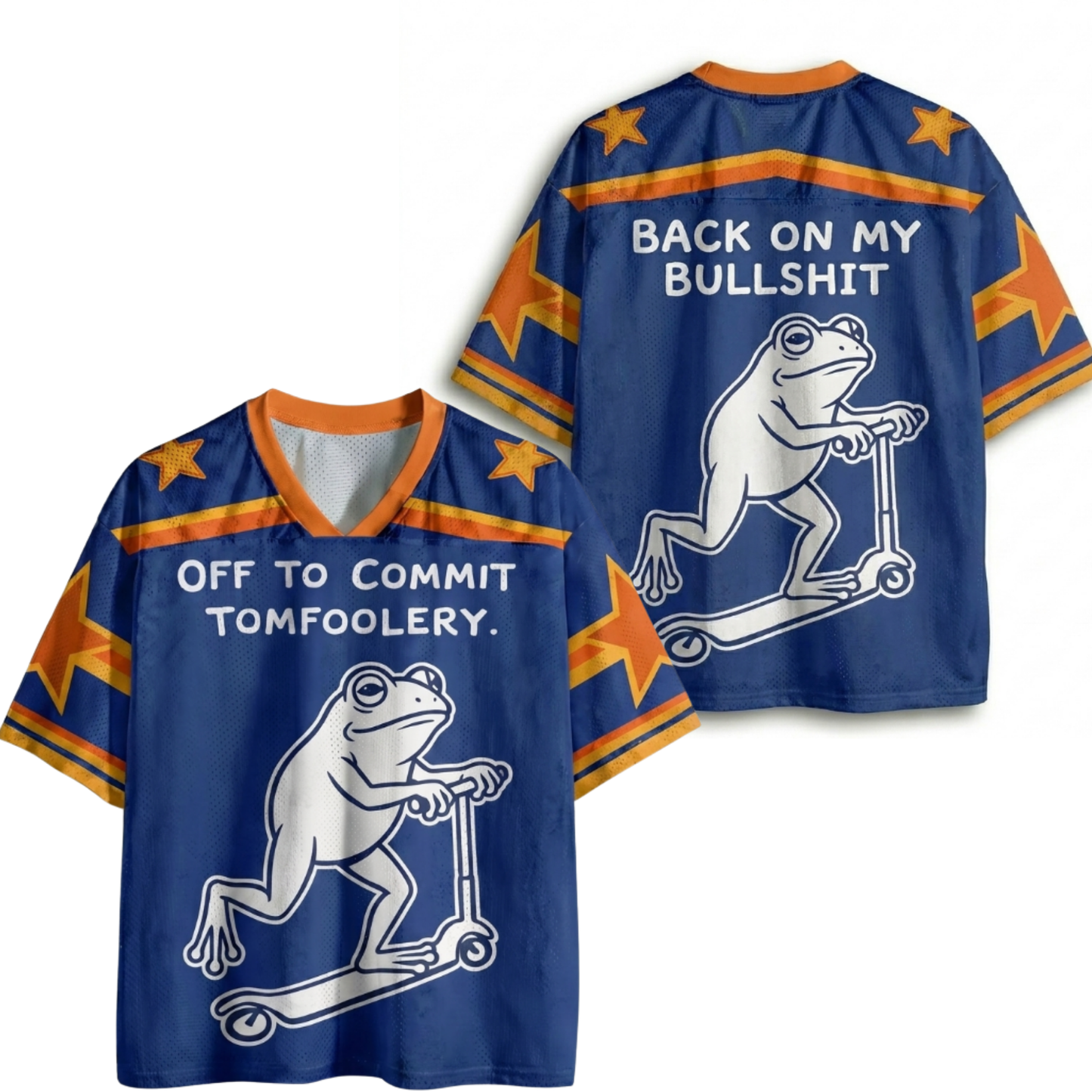 ChaoticClub Off To Commit Tomfoolery Frog Mesh Jersey