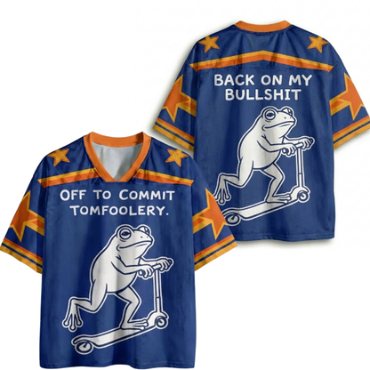 ChaoticClub Off To Commit Tomfoolery Frog Mesh Jersey
