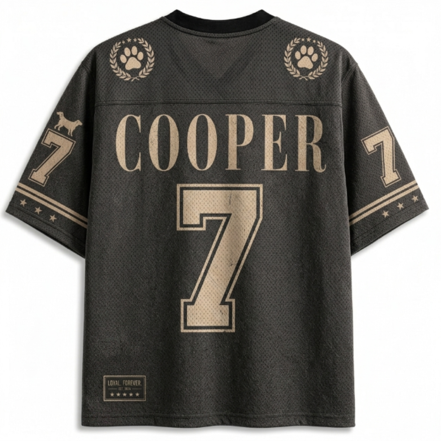 ChaoticClub Pet Photo And Name Shirt  Personalized Mesh Jersey