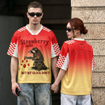 ChaoticClub Strawberry Jams Glock Funny Raccoon Mesh Jersey