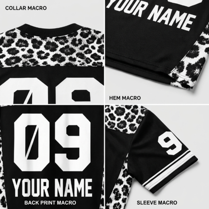 ChaoticClub Off To Watch Soccer Leopard Goose Mesh Jersey