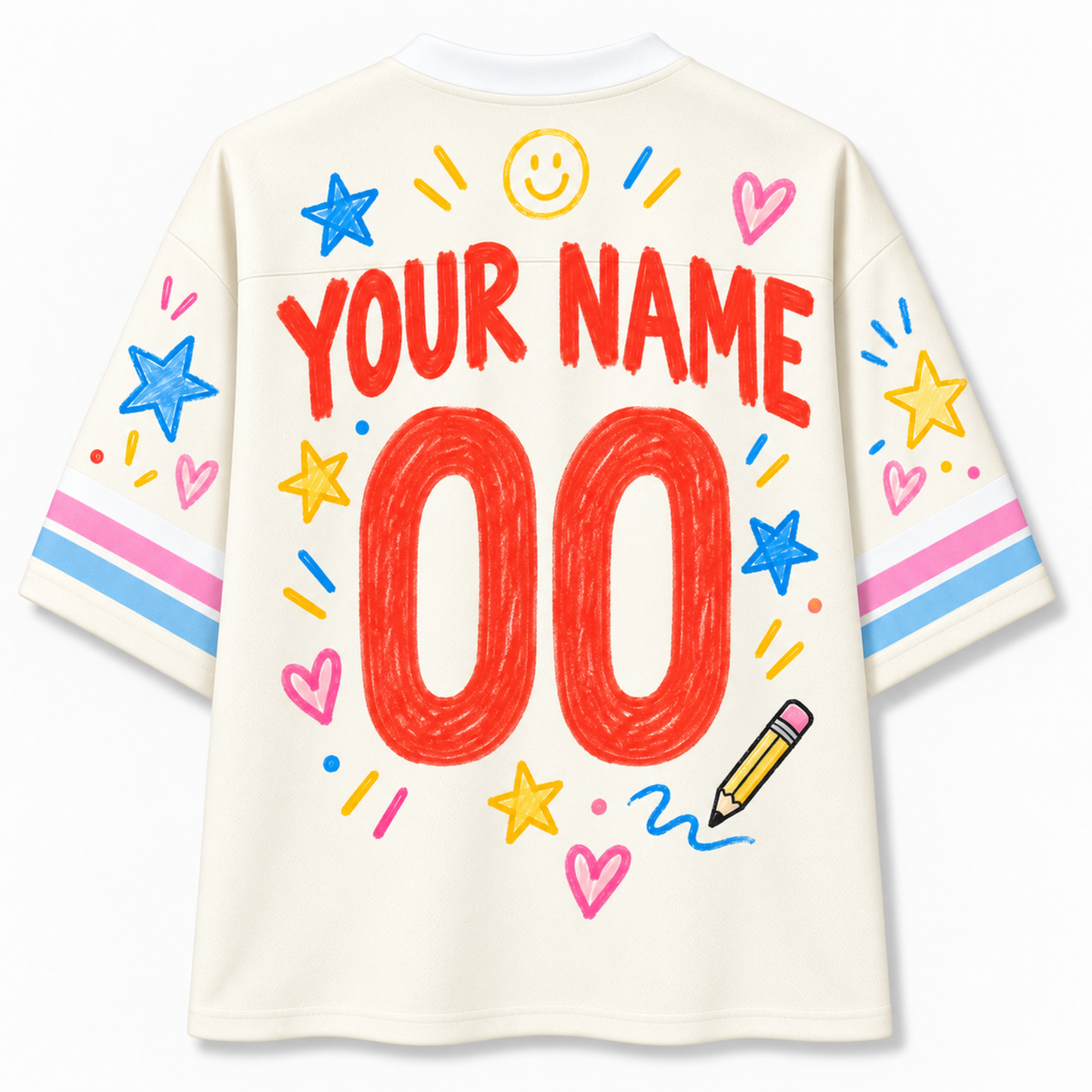 Chaotic Club Retro Level Grade Classroom Doodles Mesh Jersey