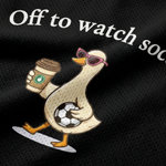 ChaoticClub Off To Watch Soccer Leopard Goose Mesh Jersey
