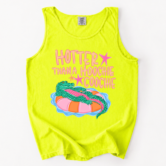 ChaoticClub Hotter Than A Hoochie Coochie Gator Tank Top