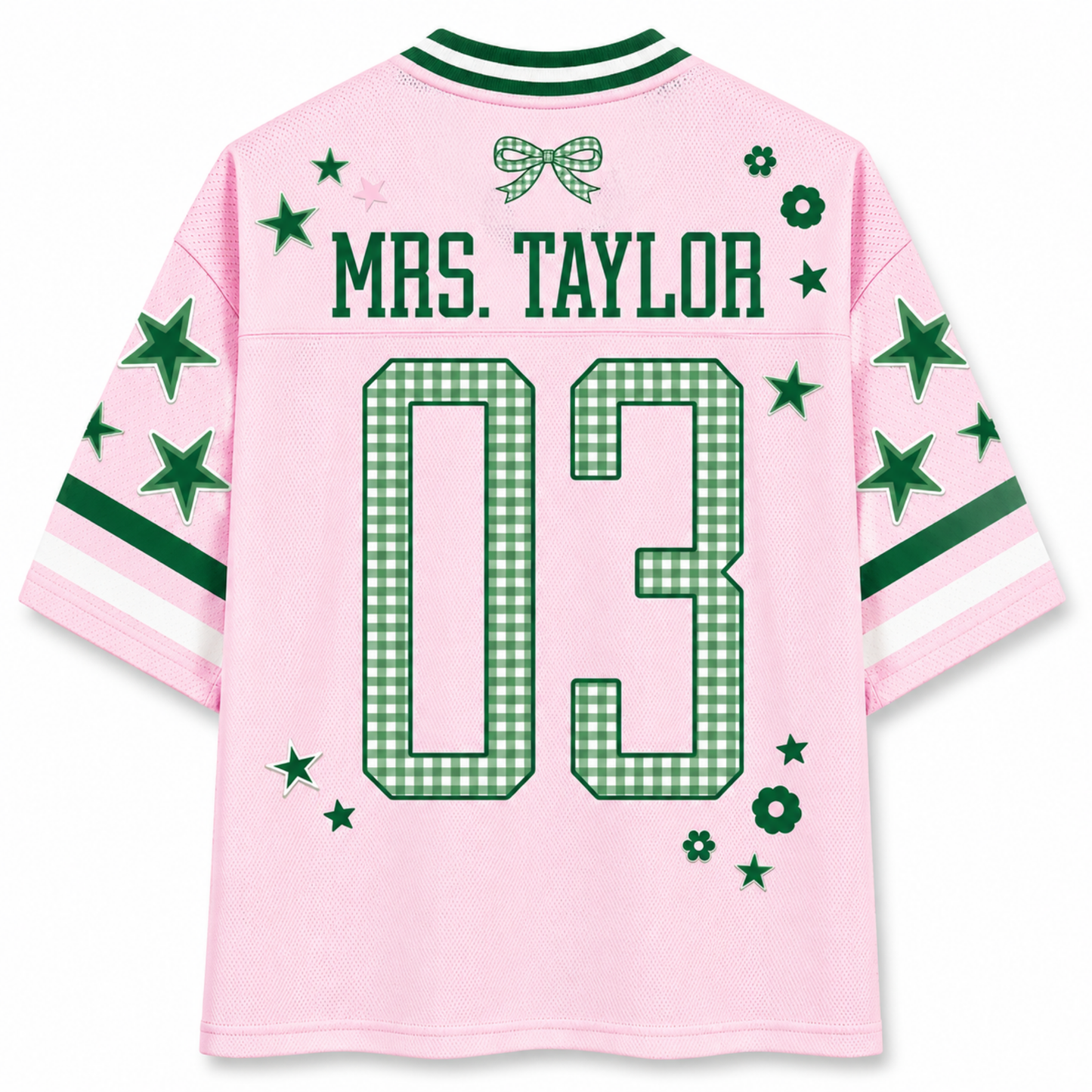 ChaoticClub Striped Grade Level Team Teacher Mesh Jersey