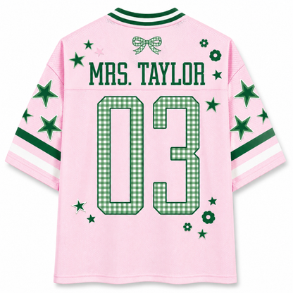 ChaoticClub Striped Grade Level Team Teacher Mesh Jersey