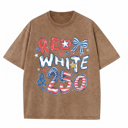 Chaoticclub 250th Coquette Liberty Washed T-Shirt
