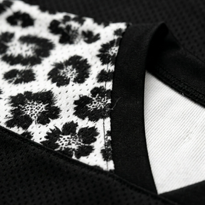 ChaoticClub Off To Watch Soccer Leopard Goose Mesh Jersey