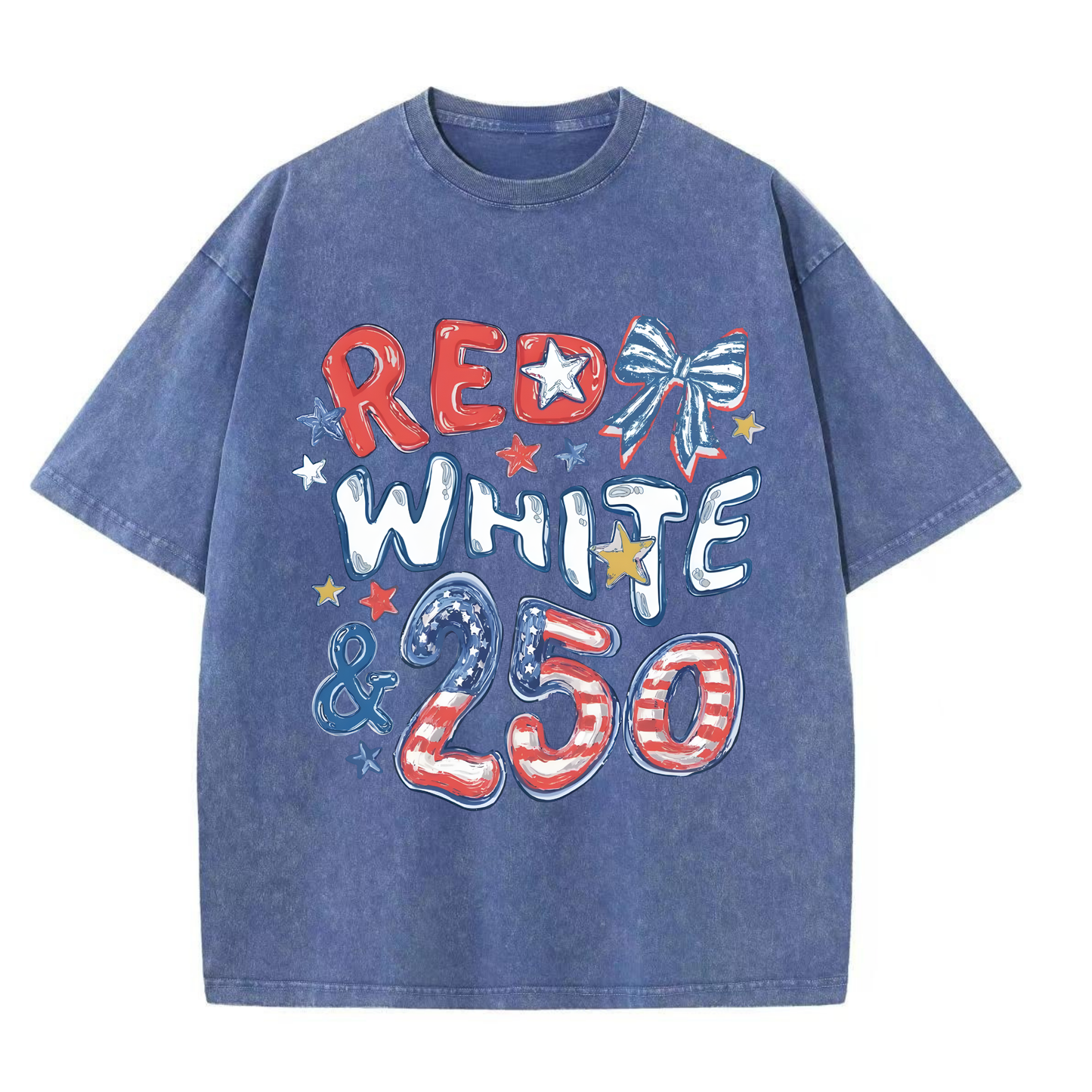 Chaoticclub 250th Coquette Liberty Washed T-Shirt