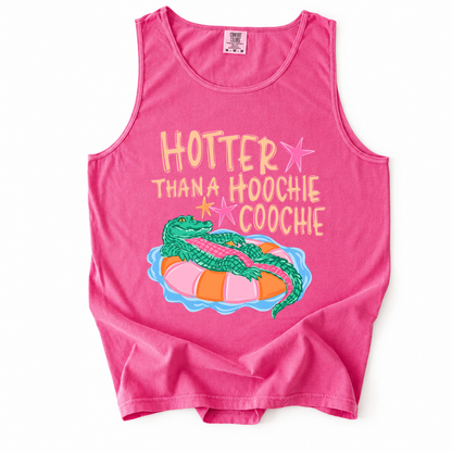 Chaotic Club Hotter Than A Hoochie Coochie Gator Tank Top