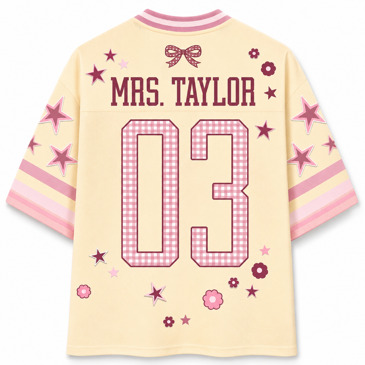 ChaoticClub Striped Grade Level Team Teacher Mesh Jersey