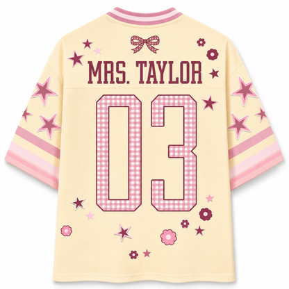 ChaoticClub Striped Grade Level Team Teacher Mesh Jersey