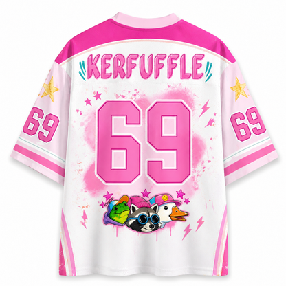 Chaotic Club Off To Kerfuffle Pink Mesh Jersey