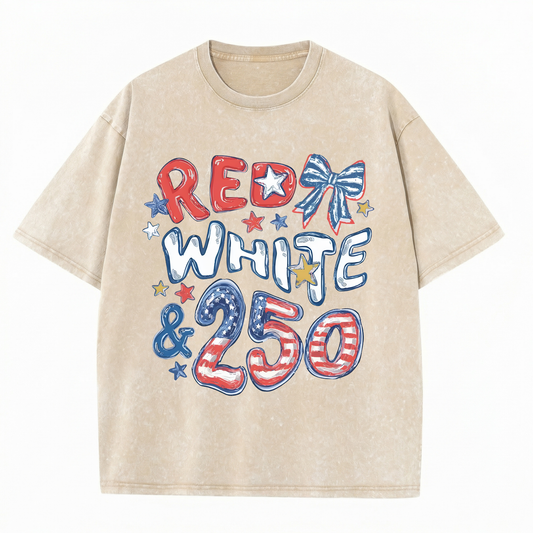 Chaoticclub 250th Coquette Liberty Washed T-Shirt