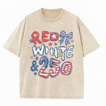 Chaoticclub 250th Coquette Liberty Washed T-Shirt