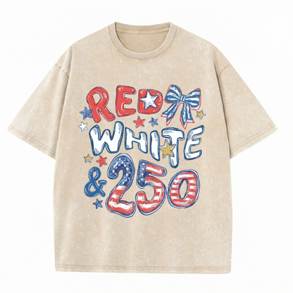 Chaoticclub 250th Coquette Liberty Washed T-Shirt