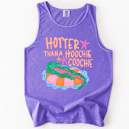 Chaotic Club Hotter Than A Hoochie Coochie Gator Tank Top
