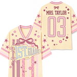 ChaoticClub Striped Grade Level Team Teacher Mesh Jersey
