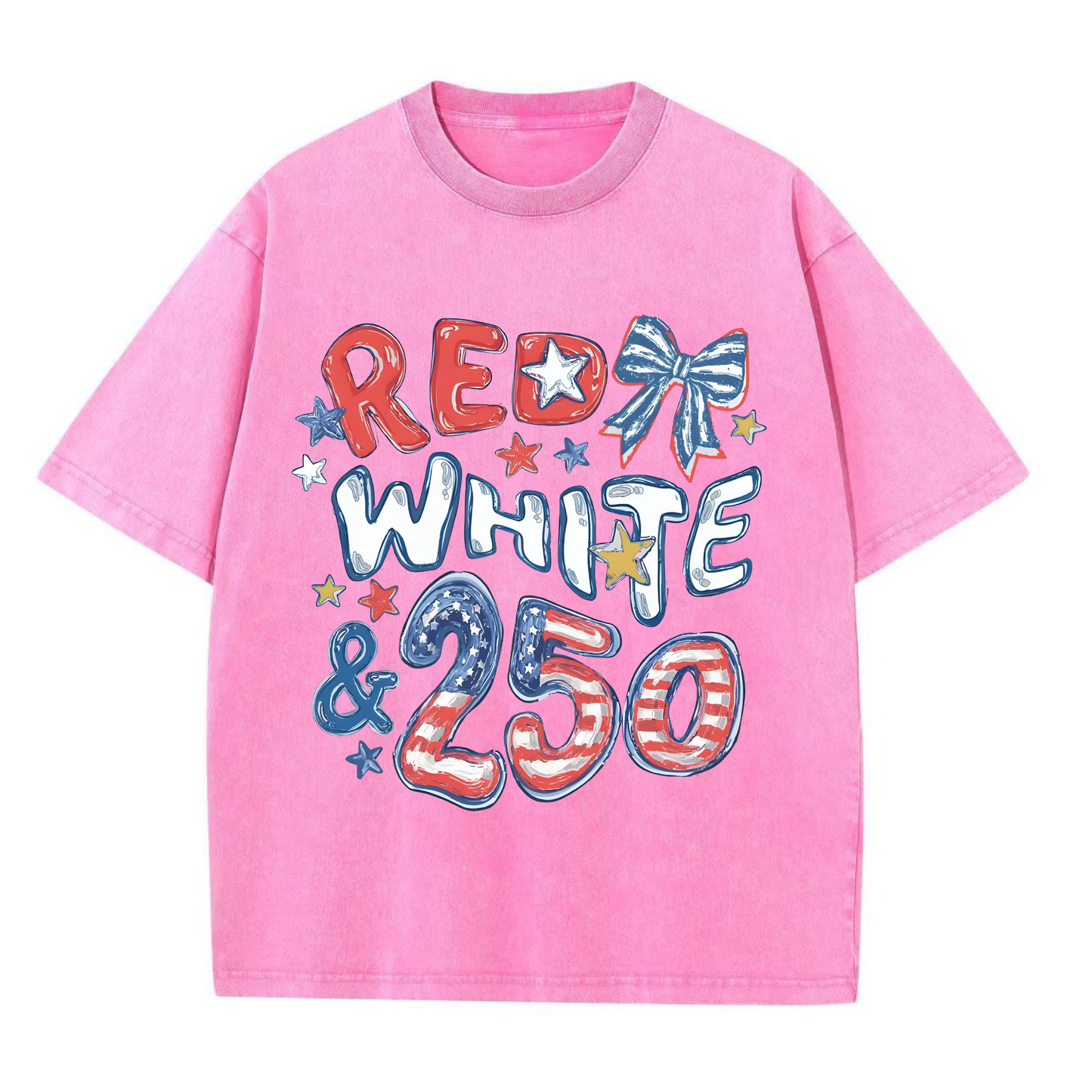 Chaoticclub 250th Coquette Liberty Washed T-Shirt