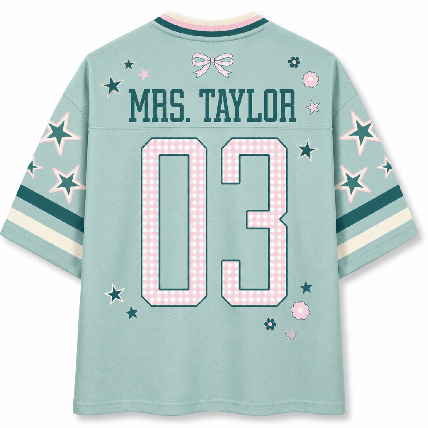 ChaoticClub Striped Grade Level Team Teacher Mesh Jersey